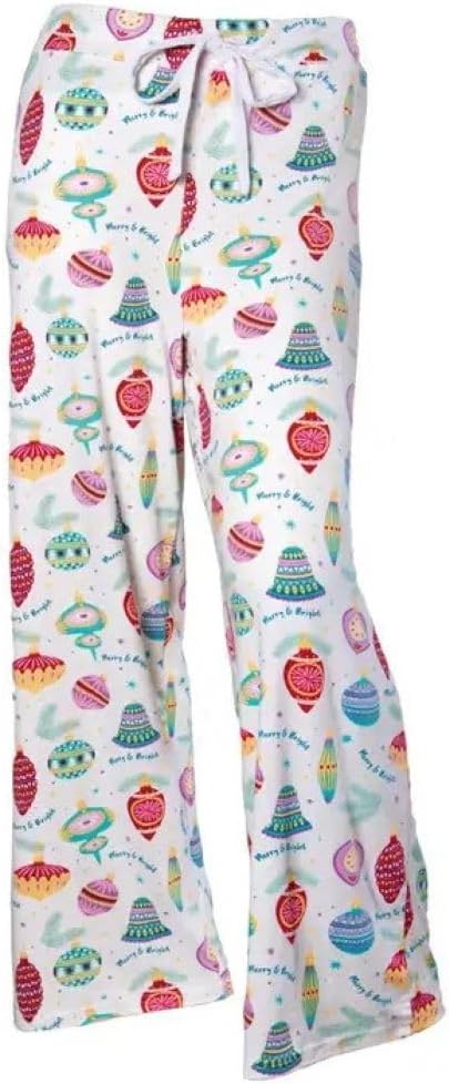 Merry and Bright Ornaments Ladies PJ Pant..