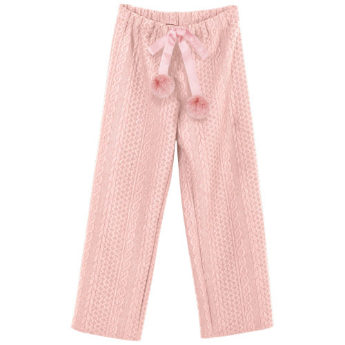 Adult/Teen Quilted Lounge Pants- Blush