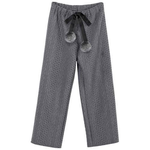 Adult/Teen Quilted Lounge Pants- Charcoal..